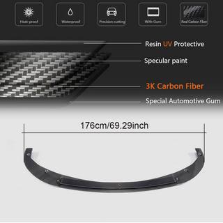 Frontlæbe til forreste kofanger Lip V2 (til Q50 Base 2014-2017, kulfiber) Infiniti Q50/Q60 2013–2024 foto 4