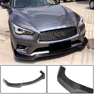 Frontlæbe til kofanger Lip V1 (til Q50 Base 2018-2023, kulfiber) Infiniti Q50/Q60 2013–2024 foto 2