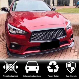 Frontlæbe til kofanger Lip V1 (til Q50 Base 2018-2023, kulfiber) Infiniti Q50/Q60 2013–2024 foto 3