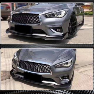 Frontlæbe til kofanger Lip V1 (til Q50 Base 2018-2023, kulfiber) Infiniti Q50/Q60 2013–2024 foto 4