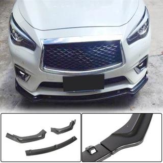Frontspoilerlæbe til forreste kofanger Lip V2 (til Q50 Base 2018-2023, carbon) Infiniti Q50/Q60 2013–2024 foto 1