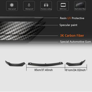 Frontspoilerlæbe til forreste kofanger Lip V2 (til Q50 Base 2018-2023, carbon) Infiniti Q50/Q60 2013–2024 foto 3