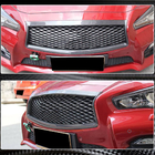 Infiniti Q50/Q60 2013–2024 Kølergrill-ramme (til Q50 Base/Sport 2014-2017, kulfiber) foto 4