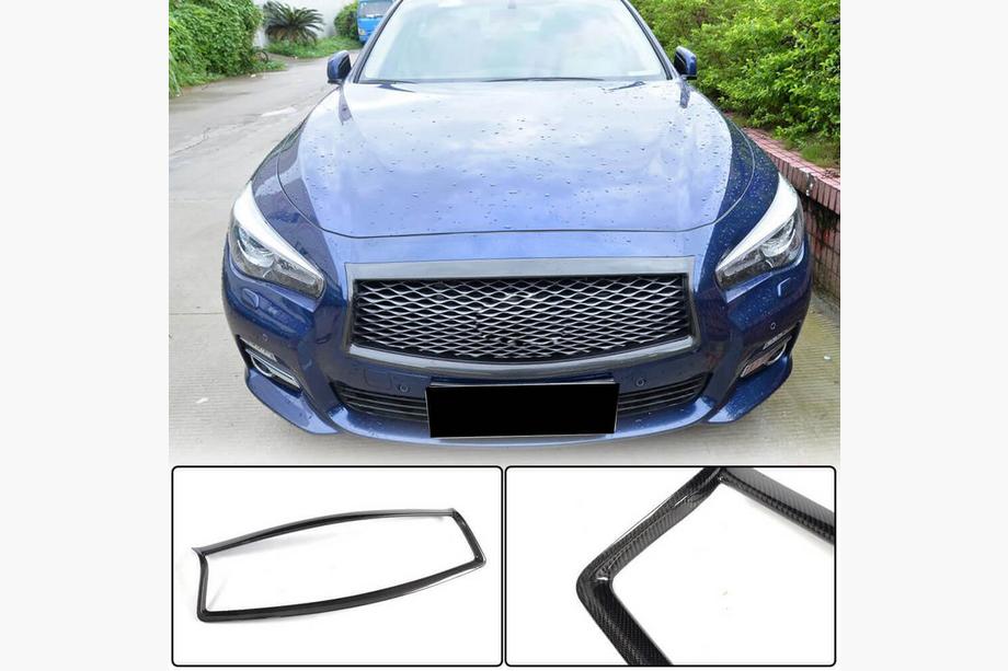 Infiniti Q50/Q60 2013–2024 Kølergrill-ramme (til Q50 Base/Sport 2014-2017, kulfiber) Image