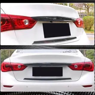 Kulfiber bagklapslister (til Q50 Base/Sport 2014-2017, Carbon) foto 4