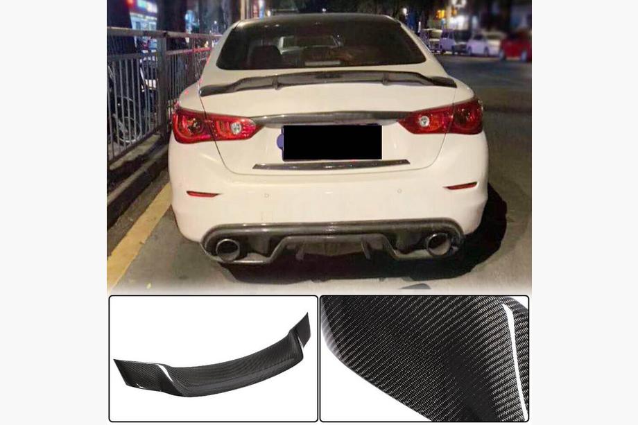 Infiniti Q50/Q60 2013–2024 Spoiler V1 (til Q50, kulfiber) Image