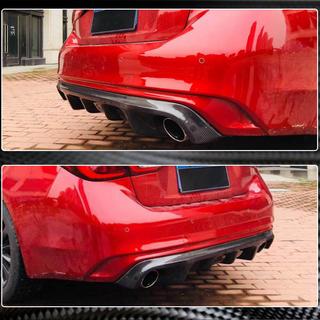 Bagkofanger-diffuser V2 (til Q50 Base/Sport 2018-2023, carbon) Infiniti Q50/Q60 2013–2024 foto 3