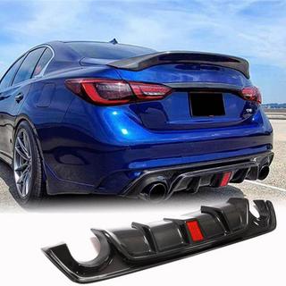 Bagkofangerdiffuser V3 (til Q50 Base/Sport 2018-2023, carbon) Infiniti Q50/Q60 2013–2024 foto 1
