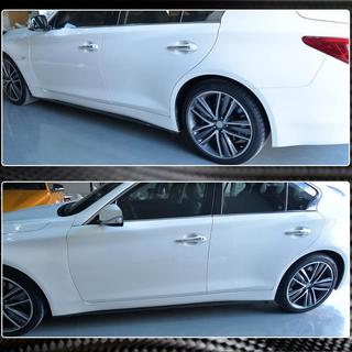 Sideskørter V2 (til Q50, carbon) Infiniti Q50/Q60 2013–2024 foto 3