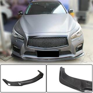Frontlæbe til kofanger Lip V1 (til Q50 Sport 2014-2017, kulfiber) Infiniti Q50/Q60 2013–2024 foto 1