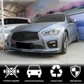 Frontlæbe til kofanger Lip V1 (til Q50 Sport 2014-2017, kulfiber) Infiniti Q50/Q60 2013–2024 foto 2