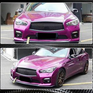 Frontlæbe til kofanger Lip V1 (til Q50 Sport 2014-2017, kulfiber) Infiniti Q50/Q60 2013–2024 foto 3