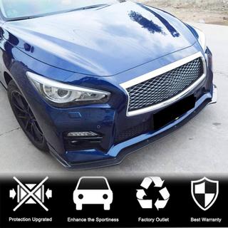 Kulfiber frontlæbe til forreste kofanger Lip V2 (til Q50 Sport 2014-2017, Carbon) Infiniti Q50/Q60 2013–2024 foto 2