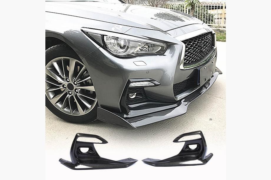 Infiniti Q50/Q60 2013–2024 Tågelygteafdækninger (til Q50 Sport 2018-2022, carbon) Image