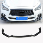 Infiniti Q50/Q60 2013–2024 Front bumper lip cover Lip V1 (til Q50 Sport 2018-2022, carbon) foto 1