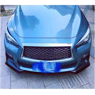 Front bumper lip cover Lip V1 (til Q50 Sport 2018-2022, carbon) Infiniti Q50/Q60 2013–2024 foto 3