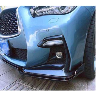 Front bumper lip cover Lip V1 (til Q50 Sport 2018-2022, carbon) Infiniti Q50/Q60 2013–2024 foto 4