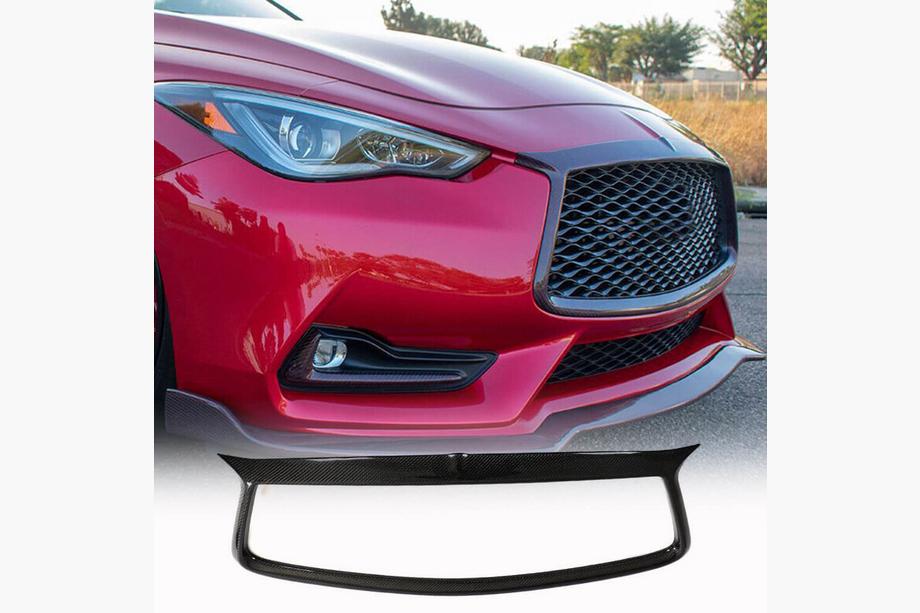 Infiniti Q50/Q60 2013–2024 Kulfiber grillramme (til Q60 2016-2022, Carbon) Image