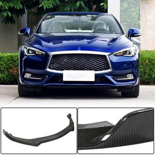 Frontlæbe til forreste kofanger Lip V1 (til Q60 2016-2022, carbon) Infiniti Q50/Q60 2013–2024 foto 1
