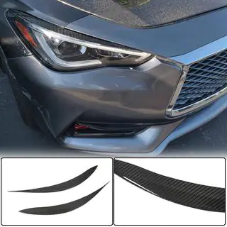 Forlygteøjenbryn (til Q60 2016-2022, carbon) Infiniti Q50/Q60 2013–2024 foto 2