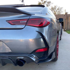 Infiniti Q50/Q60 2013–2024 Bagkofangerbeklædning (til Q60 2016-2022, kulfiber) foto 3