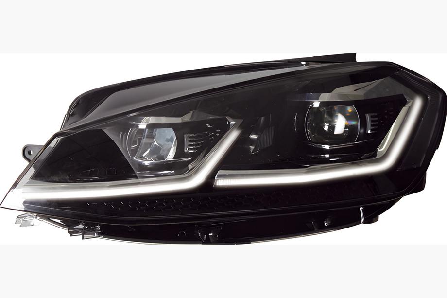 Volkswagen Golf 7/E-Golf 2012–2020 Forlygter Silver FullLed Style (2012-2017, 2 stk.) Image