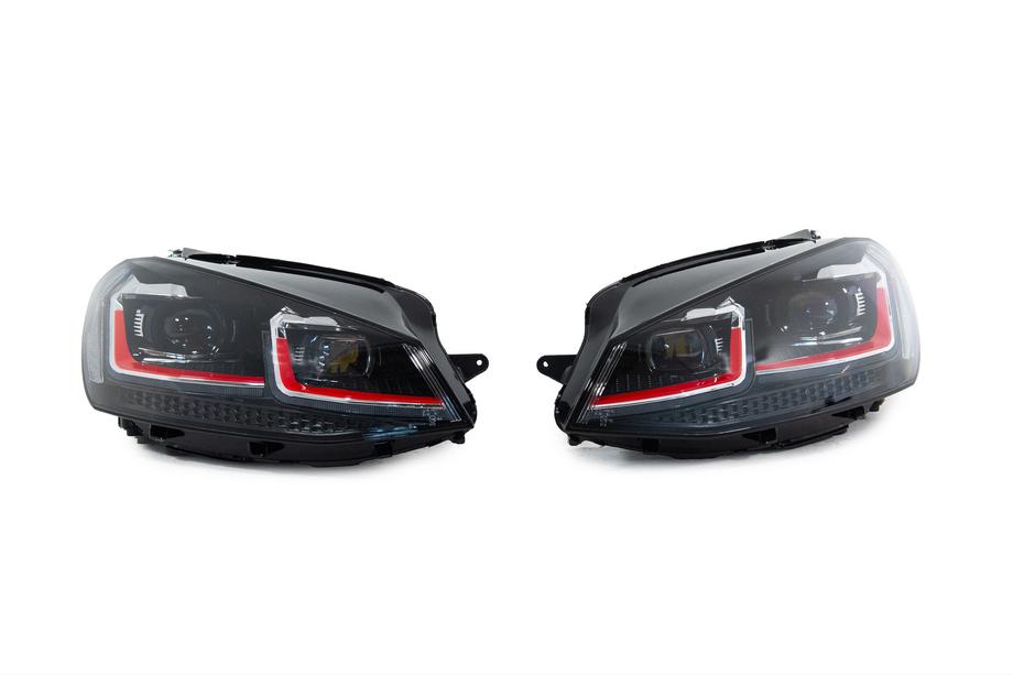 Volkswagen Golf 7/E-Golf 2012–2020 Forlygter Red FullLed (2012-2017, uden styreenheder, 2 stk.) Foto 2