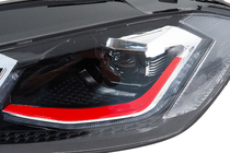 Volkswagen Golf 7/E-Golf 2012–2020 Forlygter Red (2017-2020, 2 stk.) foto 6