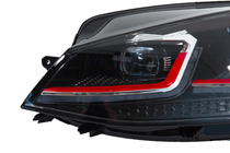 Volkswagen Golf 7/E-Golf 2012–2020 Forlygter Red (2017-2020, 2 stk.) foto 8