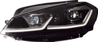 Volkswagen Golf 7/E-Golf 2012–2020 Forlygter Silver FullLed (2017-2020, 2 stk) foto 1