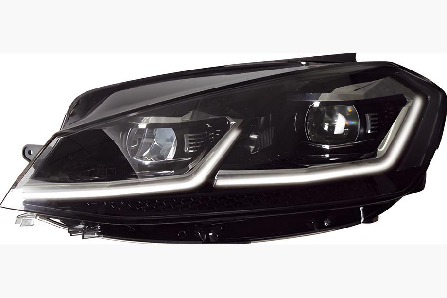 Volkswagen Golf 7/E-Golf 2012–2020 Forlygter Silver FullLed (2017-2020, 2 stk) Image