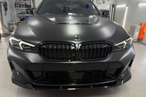BMW 3-serie G20/G21 2018– Motorhjelm (M3 G80 CS-stil, aluminium) foto 6