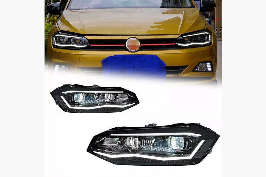Volkswagen Polo 2017– Forlygter Full LED Silver (2 stk.) Image