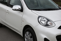 Nissan Micra K13 2011–2016 Sidespejlkapper (2 stk., ABS) foto 1