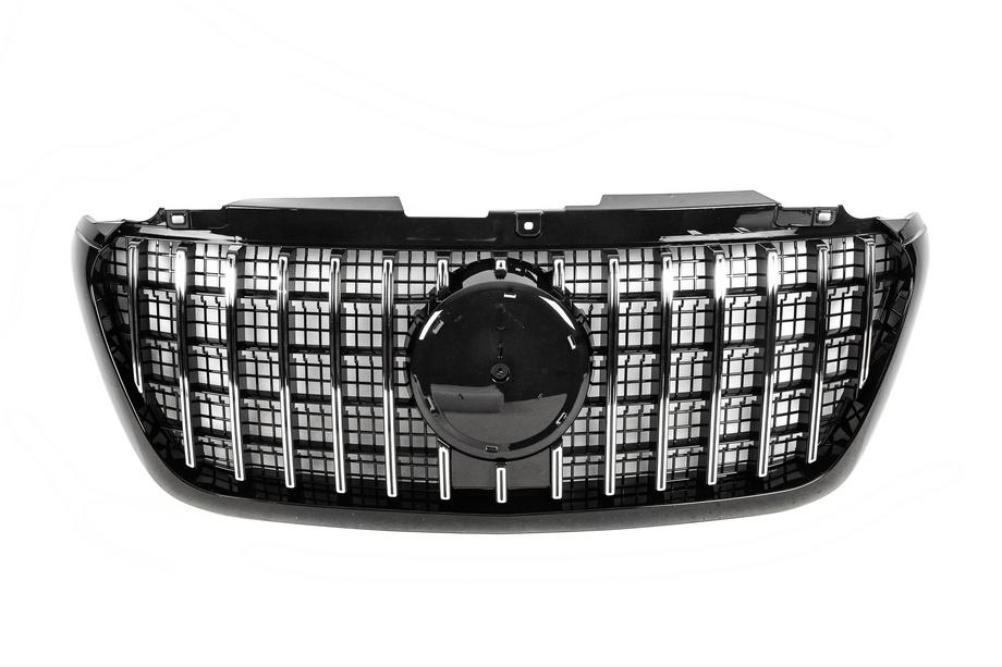 Mercedes Sprinter W907/W910 2018– Panamericana GT Chrome Premium V2 frontgrill (med ramme) Foto 2