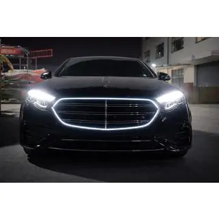 Frontgrill i W223 AMG-Line-stil med LED