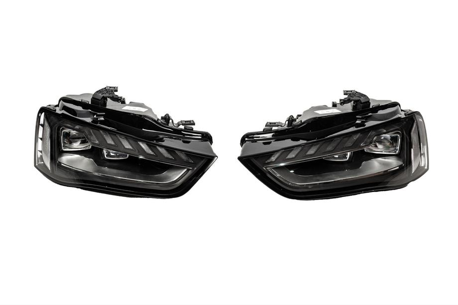 Audi A4 B8 2007–2015 Forlygter med Full LED-enheder (2012-2015, Halogen to LED, 2 stk) Image