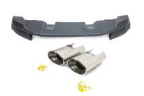 Land Rover Freelander II 2006–2014 Bageste kofangerdiffuser med udstødningsender (ABS-plast, til lakering) foto 1