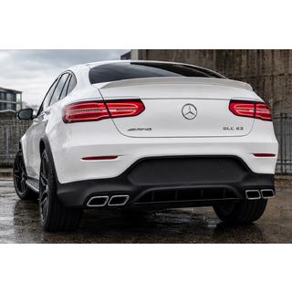 Bagdiffusor med udstødningsenderør Silver (AMG63-design) foto 2