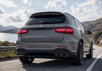 Mercedes GLC X253 2015–2022 Bageste diffuser med udstødningsenderør Silver (AMG63 Design) foto 2