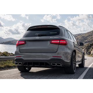 Bageste diffuser med udstødningsenderør Silver (AMG63 Design) foto 2
