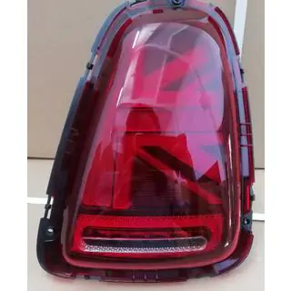 Baglygter LED i Union Jack-stil Rød (2 stk)