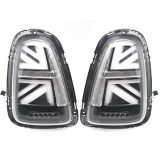 Baglygter LED i Union Jack-stil Black V-2 (2 stk) Mini Cooper R56/57 2006–2014