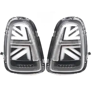 Baglygter LED i Union Jack-stil Black V-2 (2 stk)