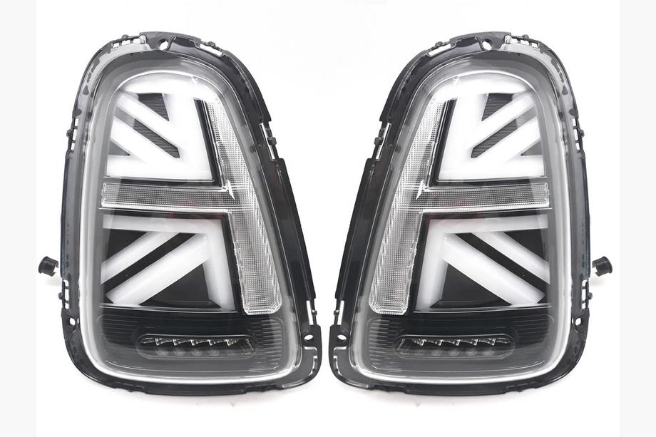 Mini Cooper R56/57 2006–2014 Baglygter LED i Union Jack-stil Black V-2 (2 stk) Image