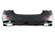 Mercedes S-class W223 2020– Bagkofanger med AMG-Line diffuser foto 1