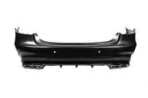 Mercedes E-class W212 2009–2016 Bagkofanger med diffuser E63 AMG (2013-2016) foto 1