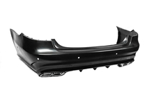Mercedes E-class W212 2009–2016 Bagkofanger med diffuser E63 AMG (2013-2016) foto 2