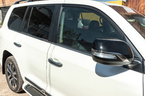 Toyota Land Cruiser 200 2007–2021 Vindueslister (6 stk., rustfrit stål) Carmos - Tyrkisk stål foto 14