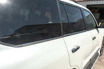 Toyota Land Cruiser 200 2007–2021 Vindueslister (6 stk., rustfrit stål) Carmos - Tyrkisk stål foto 3
